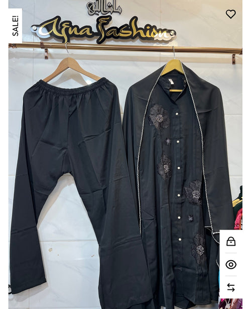 Imported 3pcs set Black