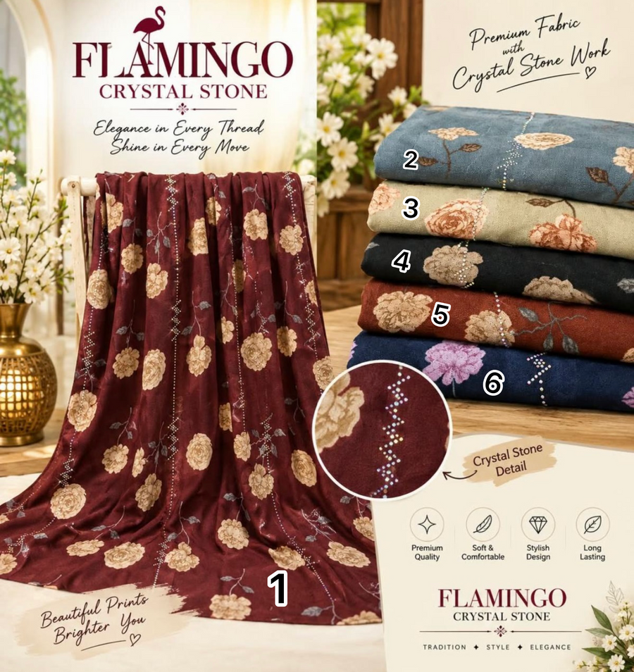 Flamingo Hijab Brown