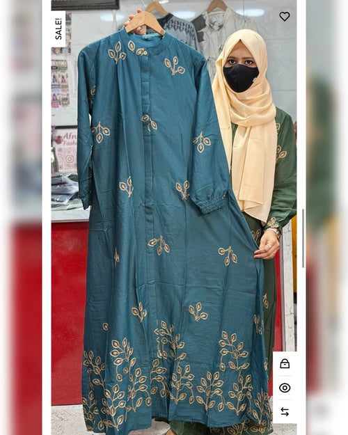 Thread Embroidery Blue N