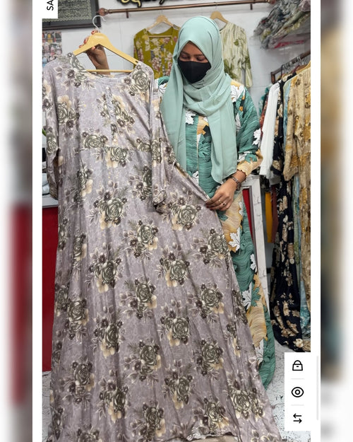 Premium Rayon Maxi Lt Grey