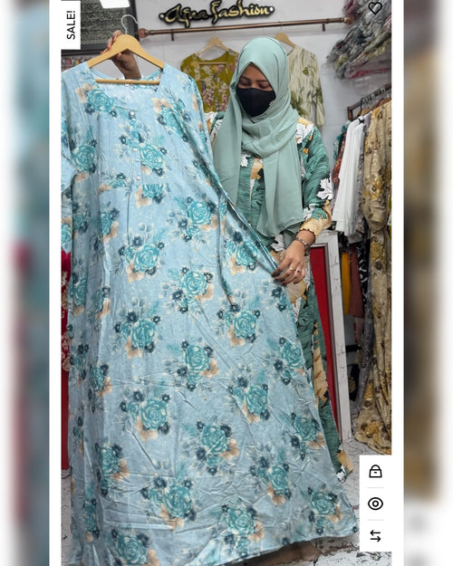 Premium Rayon Maxi Lt Blue