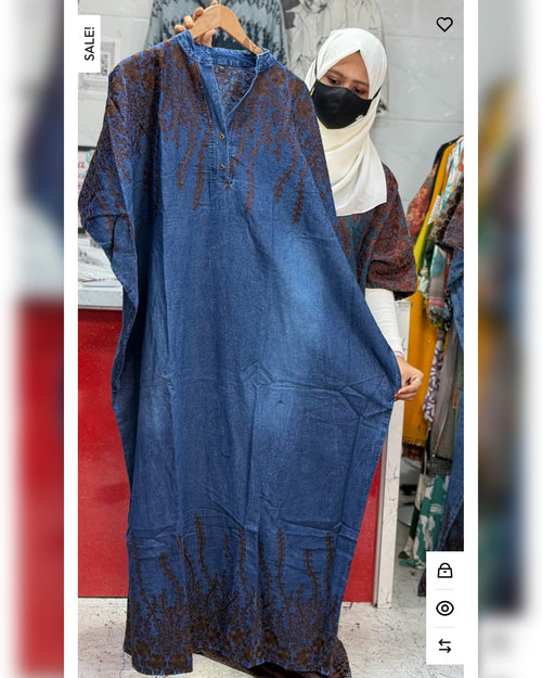 Denim Kaftan Dk Blue