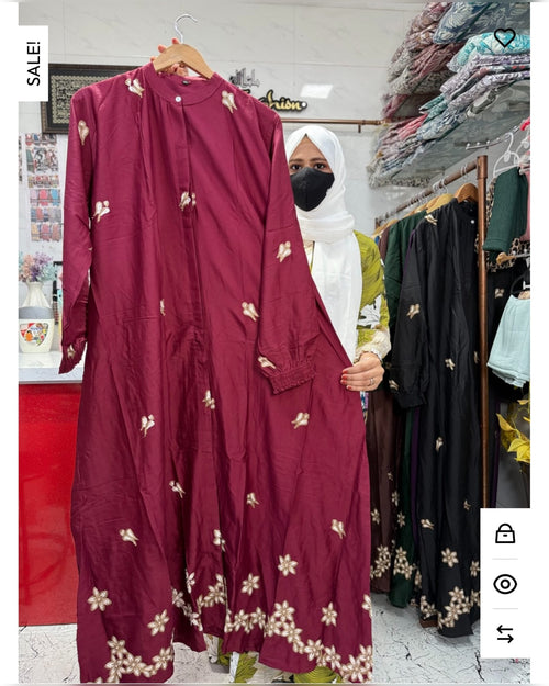 Thread Embroidery Red