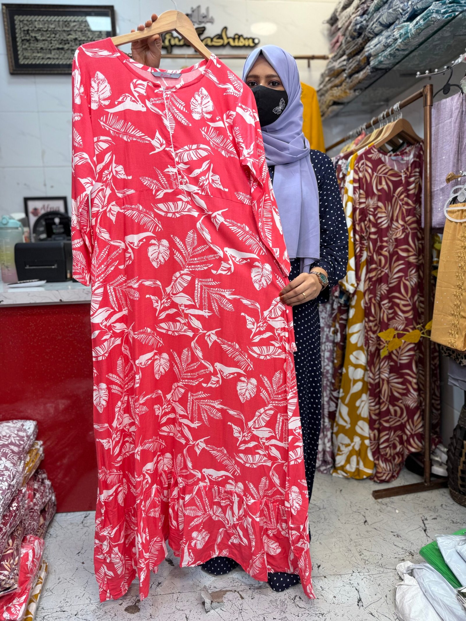 rayon maxi dark pink