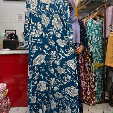 Rayon maxi teal blue