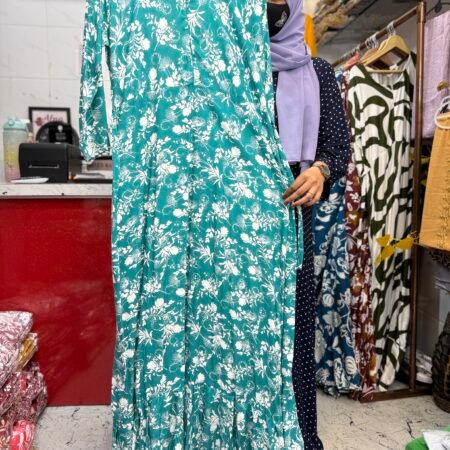 Rayon maxi teal sea green