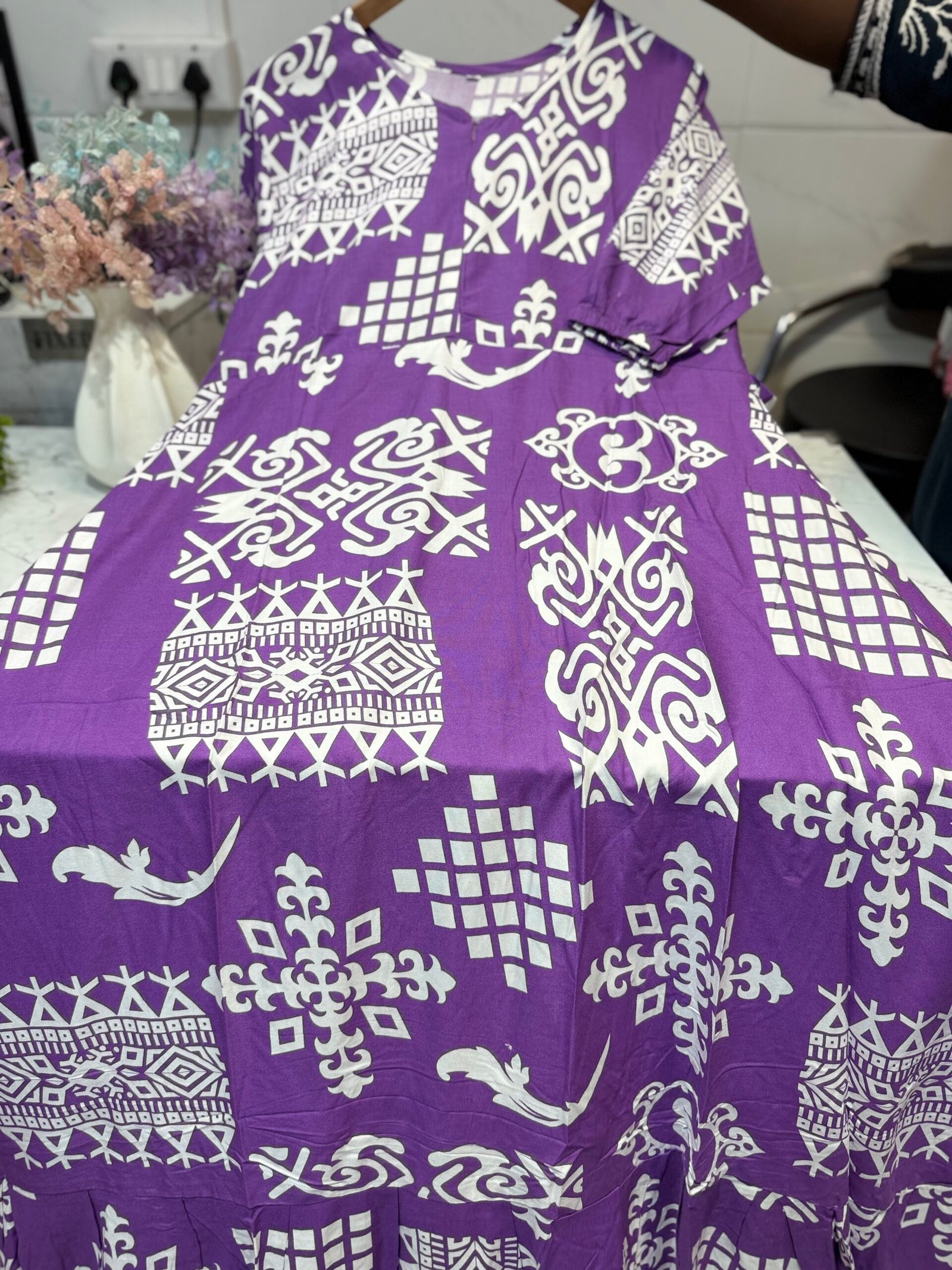 Rayon maxi purple