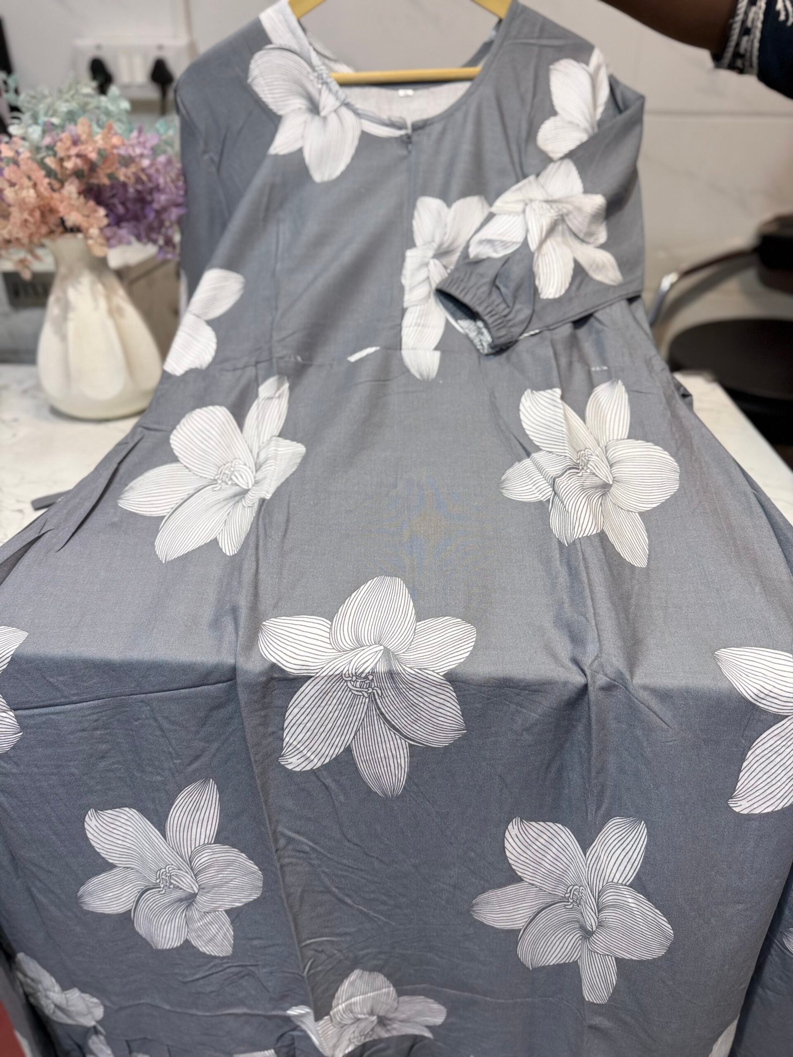 Rayon maxi grey