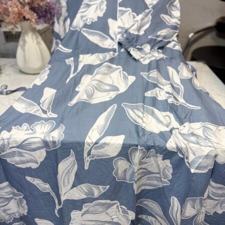 Rayon maxi dusty blue