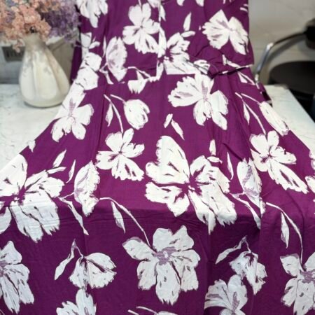 Rayon maxi wine purple