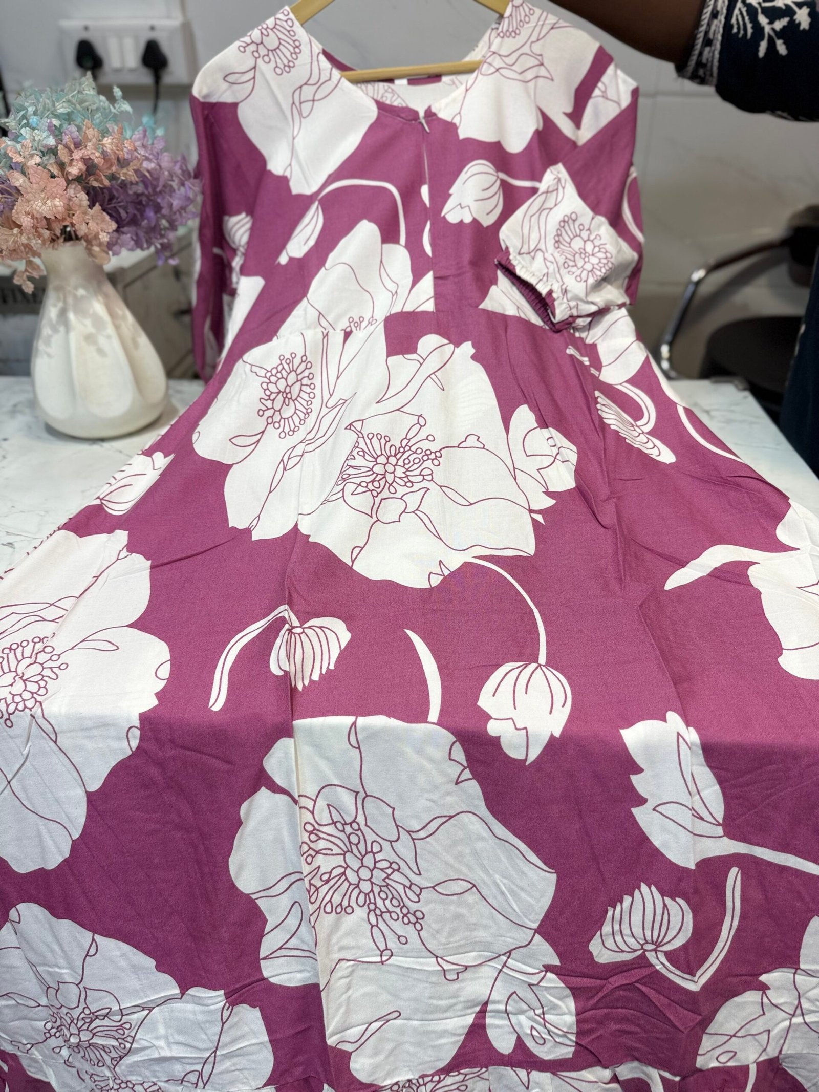 Rayon maxi pink